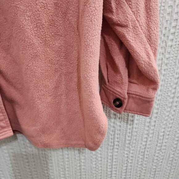 Wild Fable Cozy Oversized Shacket in Pink Women's Size Medium - Picture 7 of 13